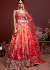 Wonderful Lehenga Choli in Orange