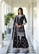 Courteous Salwar Suit in Black Colour