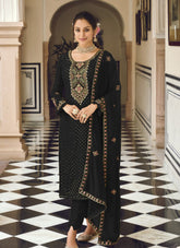 Simpatico Looking Salwar Suit in Black