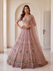 Premium Net Handwork Bridal Lehenga