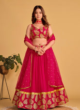 Charming Lehenga Choli of Georgette in Pink