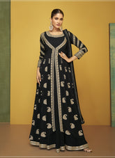 Attractive Salwar Suit in Black Colour