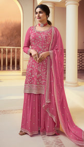 Attractive Salwar Suit in Pink Colour