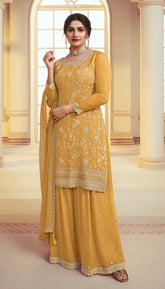 Stunning Salwar Suit in Mustard Colour