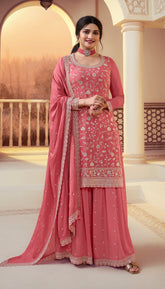 Sweet Salwar Suit in Peach Colour