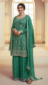 Beguiling Green Colour Salwar Suit