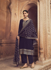 Santoon Salwar Suit in Purple