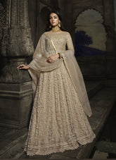 Endless Looking Gown in Beige Colour
