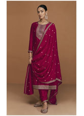 Premium Silk Salwar Suit in Pink