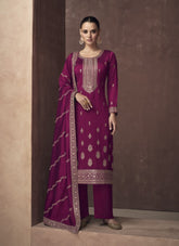 Premium Silk Salwar Suit in Pink