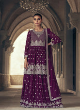 Gorgeous Looking Salwar Suit in Maroon