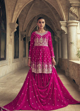Gorgeous Looking Salwar Suit in Pink