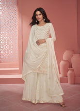 Real Georgette Sharara Plaza in White