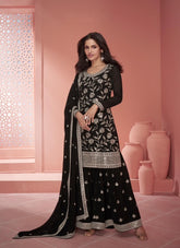 Real Georgette Sharara Plaza in Black