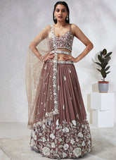 Pretty Looking Lehenga Choli in Rose Gold