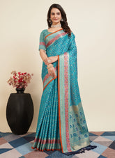 Elegant Looking Saree in Blue