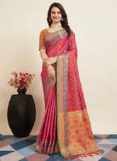 Radiant Looking Saree in Pink Colour