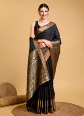 Luminous Saree in Black Colour