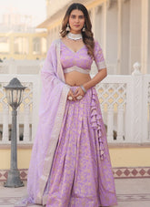 Appealing Lehenga Choli in Purple