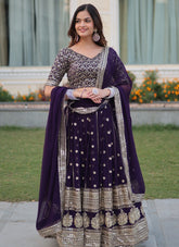 Fascinating Lehenga Choli in Blue