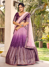 Proper Lehenga Choli in Purple Colour