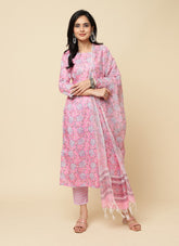Pink Colour Salwar Suit Looking Fair