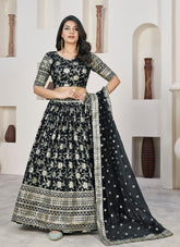 Trendy Lehenga Choli in Black Colour