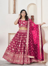 Lehenga Choli in Pink Colour Looking Snazzy