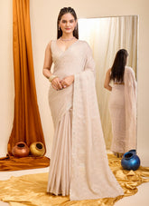 Intense Saree in Peach Color