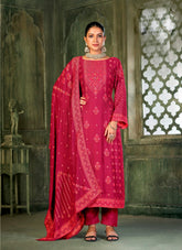 Ravishing looking red colour salwar suit
