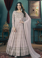 Chicku colour gown looking posh