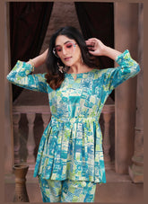 Impressive Looking Blue Colour Salwar Suit