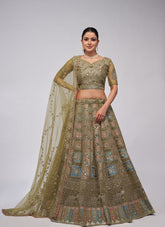 Green Colour Party Wear Lehenga Choli