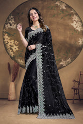 Popular Saree in Black Colour