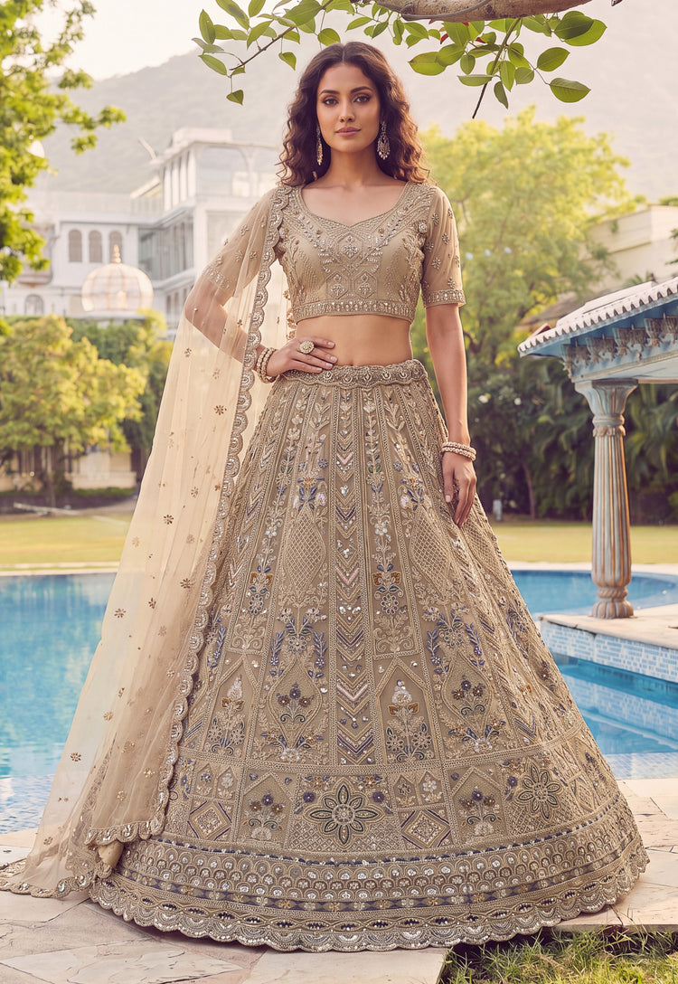  Bridal Net Lehenga Choli