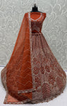 Motif and Sequence Combine Partywear Lehengacholi in Vibrant Color Range
