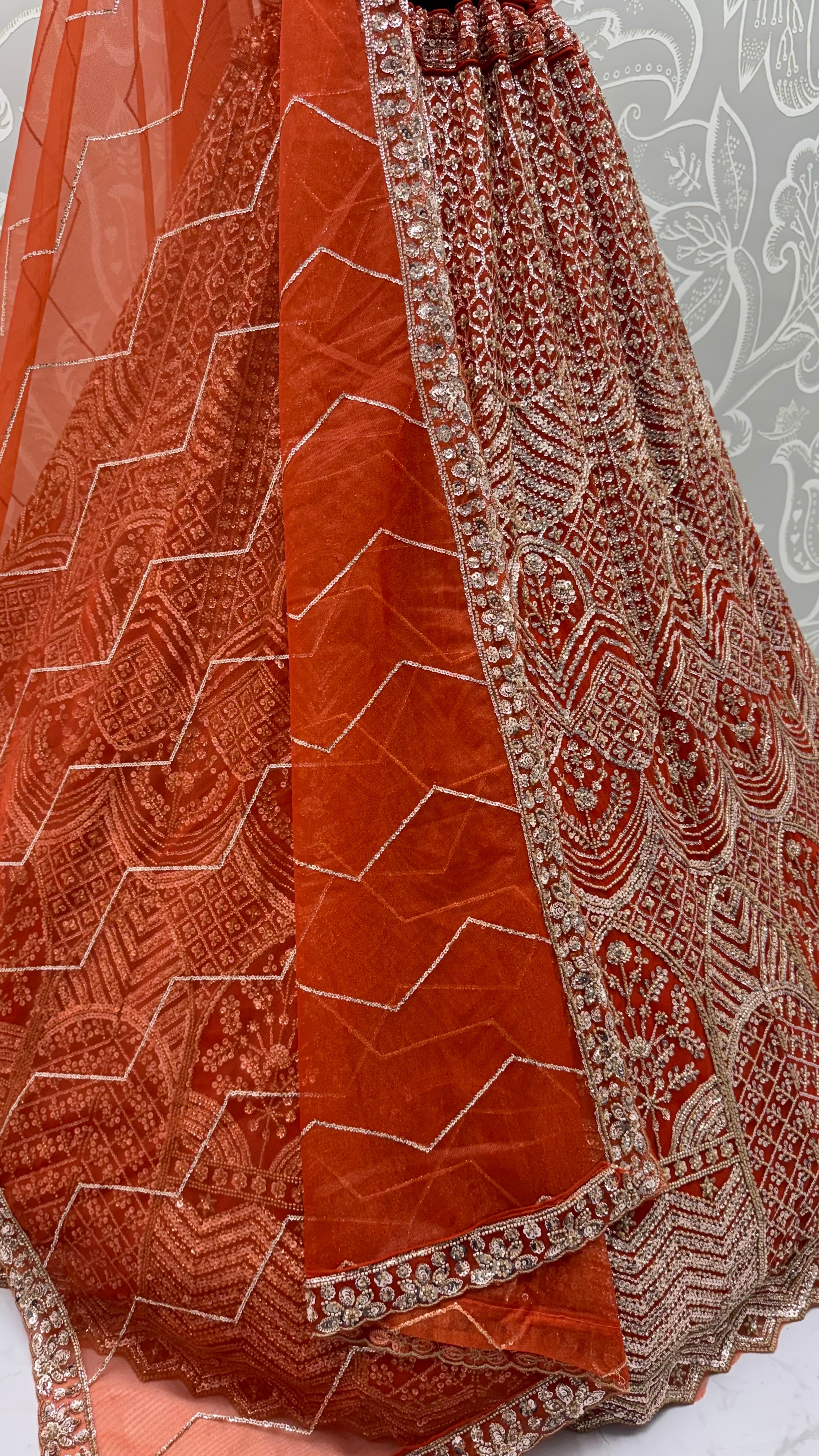 Motif and Sequence Combine Partywear Lehengacholi in Vibrant Color Range