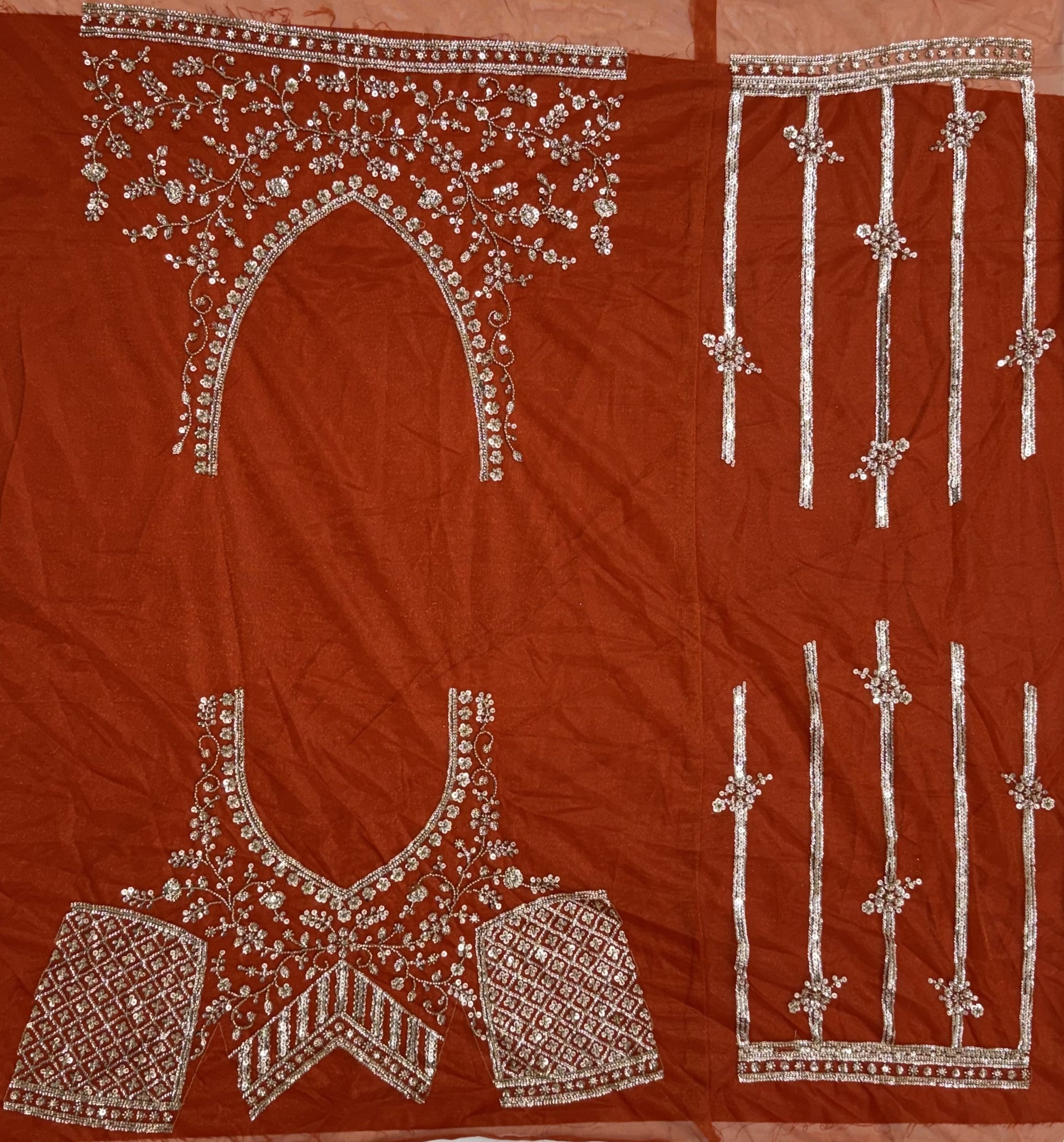 Motif and Sequence Combine Partywear Lehengacholi in Vibrant Color Range