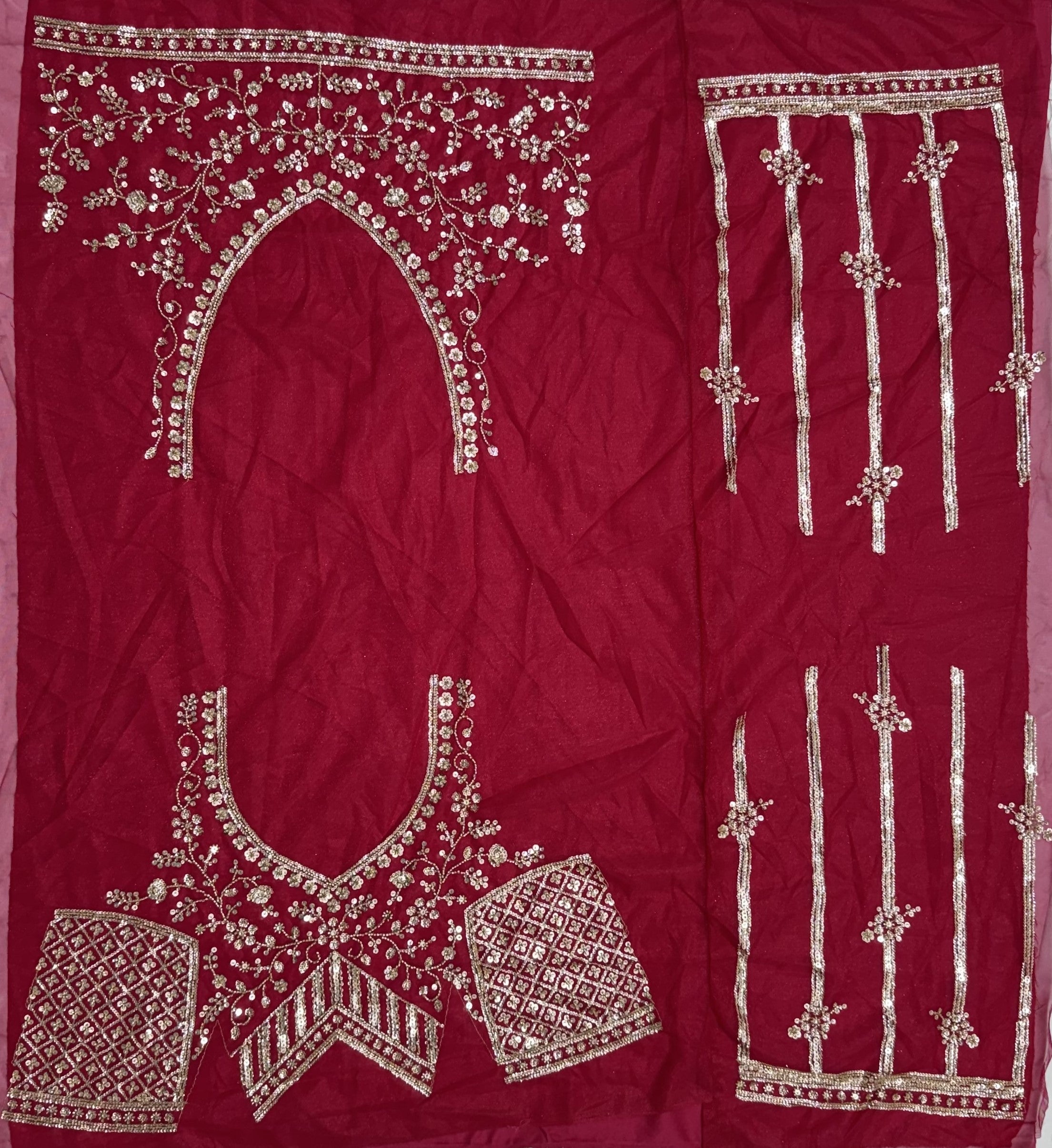 Motif and Sequence Combine Partywear Lehengacholi in Vibrant Color Range