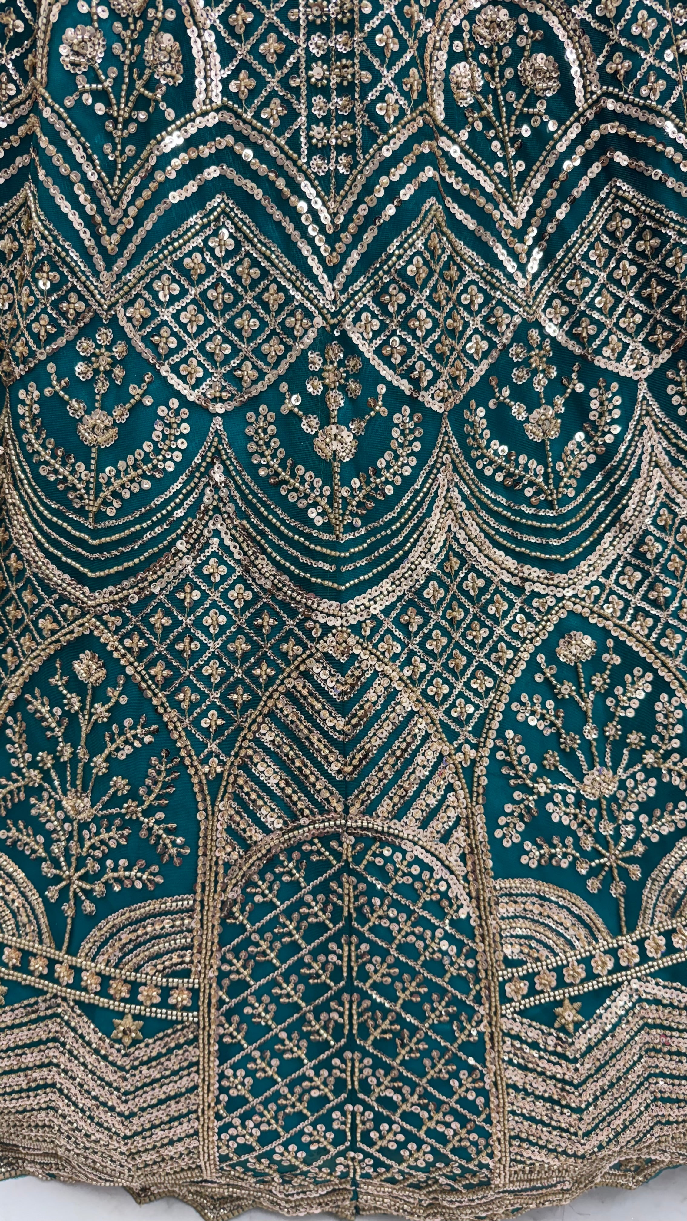 Motif and Sequence Combine Partywear Lehengacholi in Vibrant Color Range