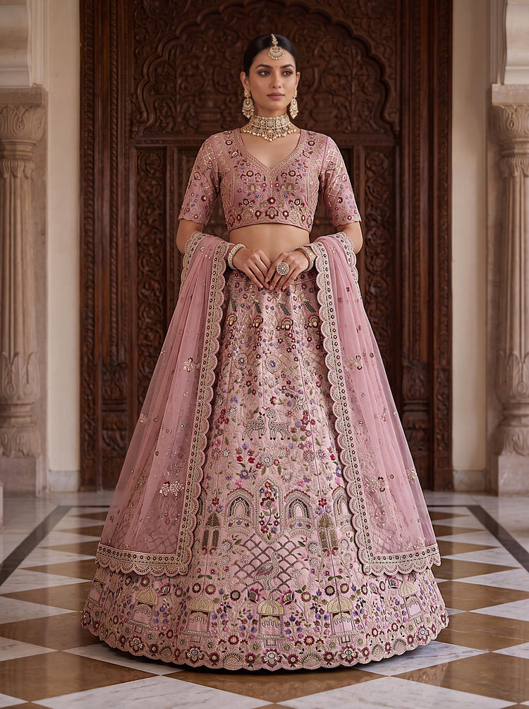 Premium Gadhwal Silk Bridal Lehenga Choli