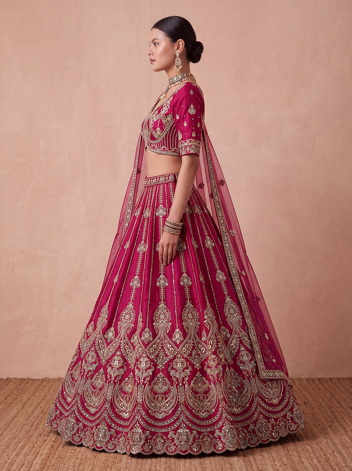 Rani Premium Silk Bridal Lehenga