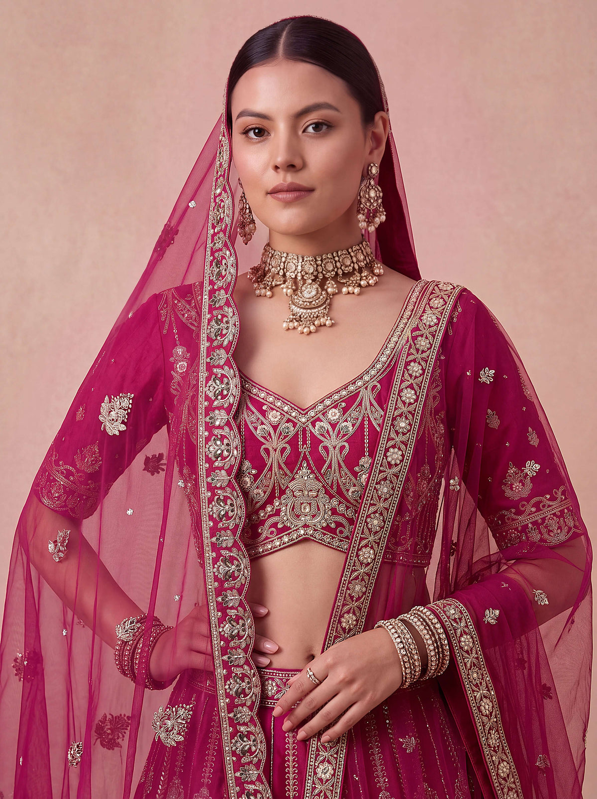 Rani Premium Silk Bridal Lehenga