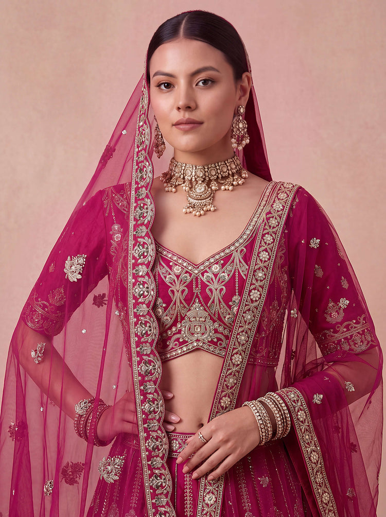 Rani Premium Silk Bridal Lehenga