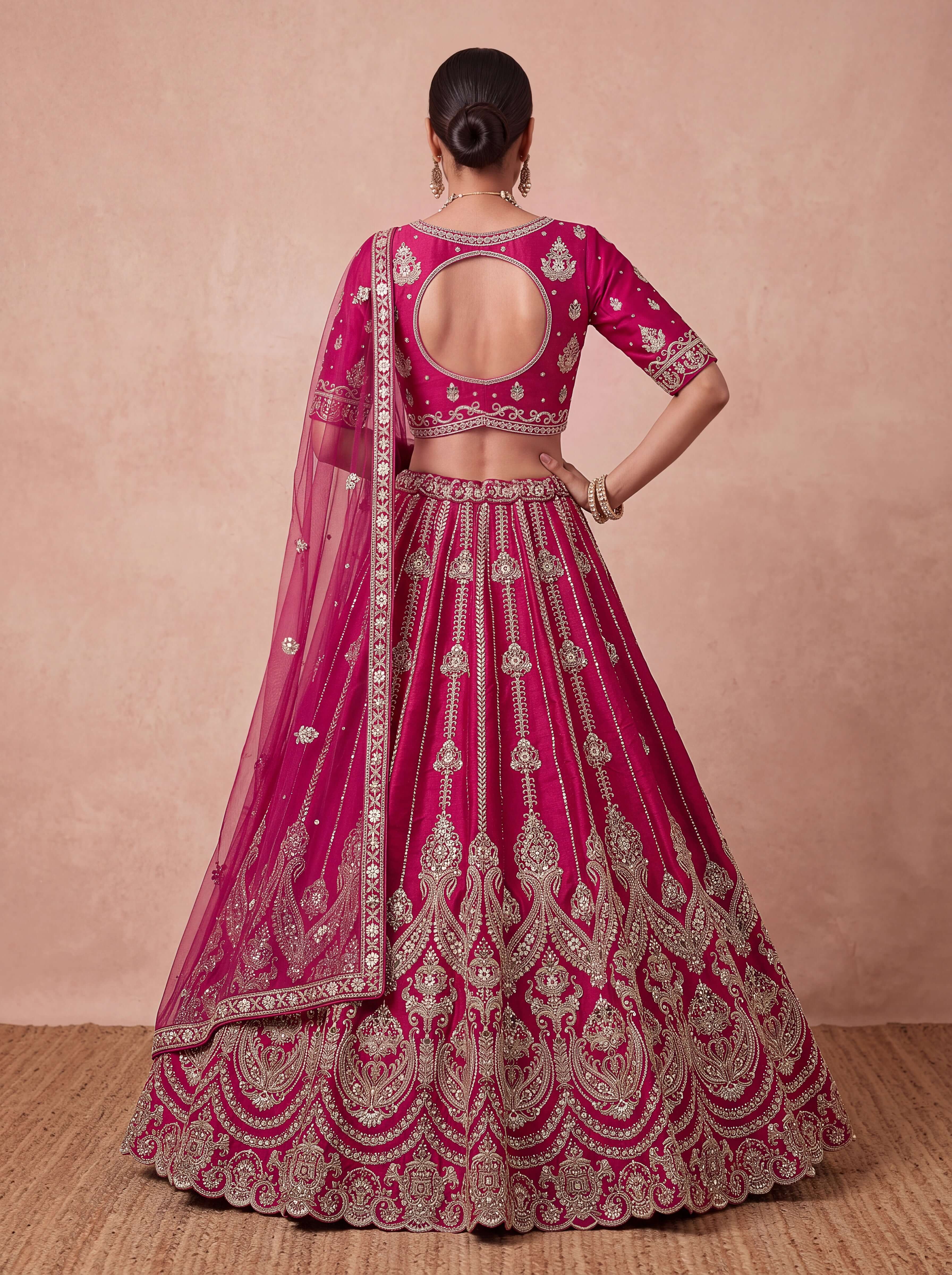 Rani Premium Silk Bridal Lehenga