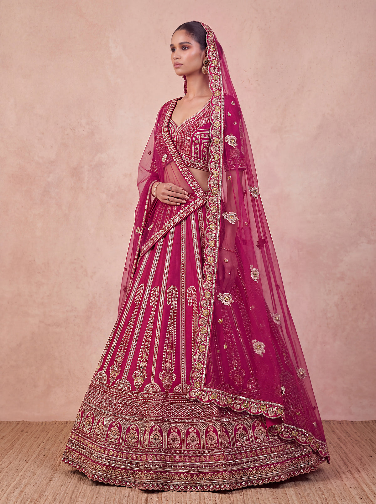 Premium silk bridal lehenga