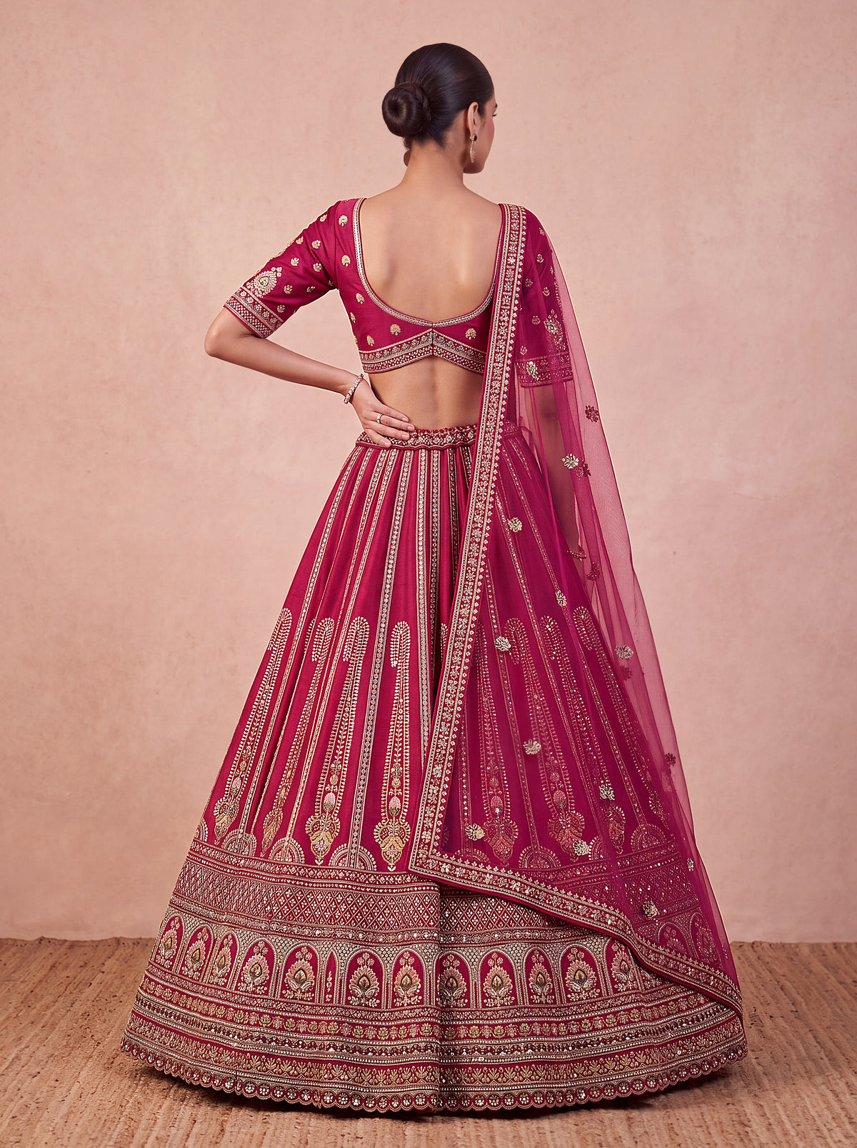 Premium silk bridal lehenga
