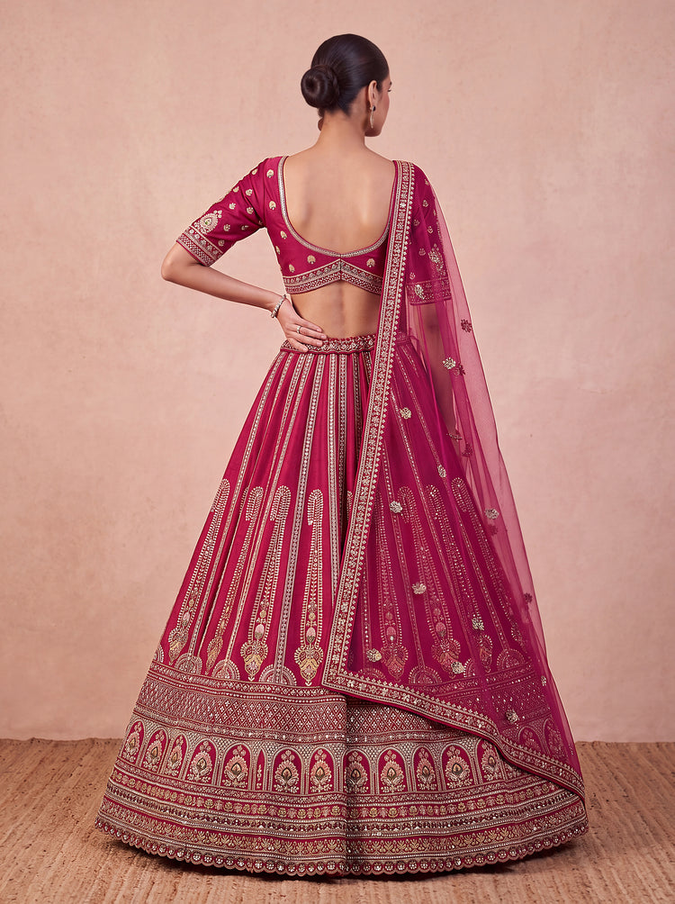 Premium silk bridal lehenga