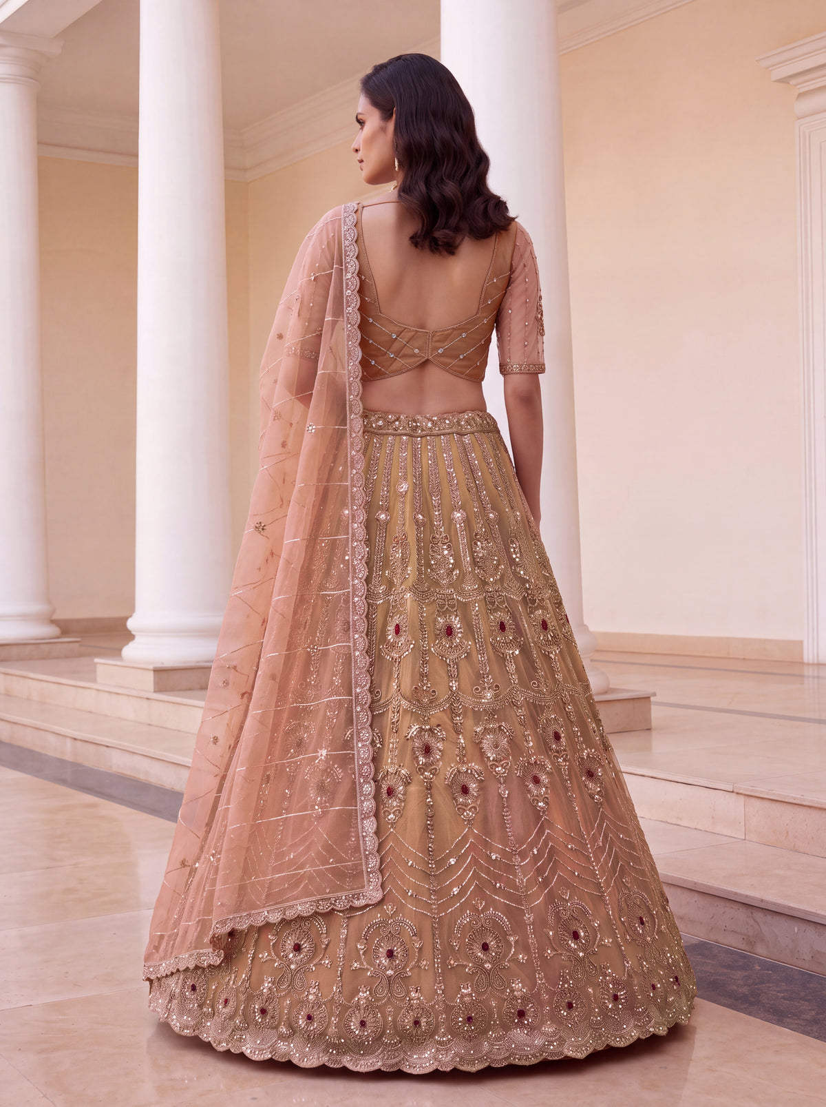 The Zareen Ruby Crystal Lehenga Choli, photo 2
